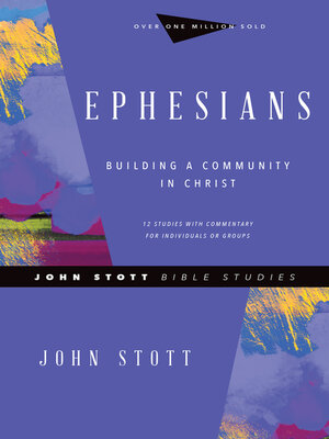 cover image of Ephesians: Building a Community in Christ